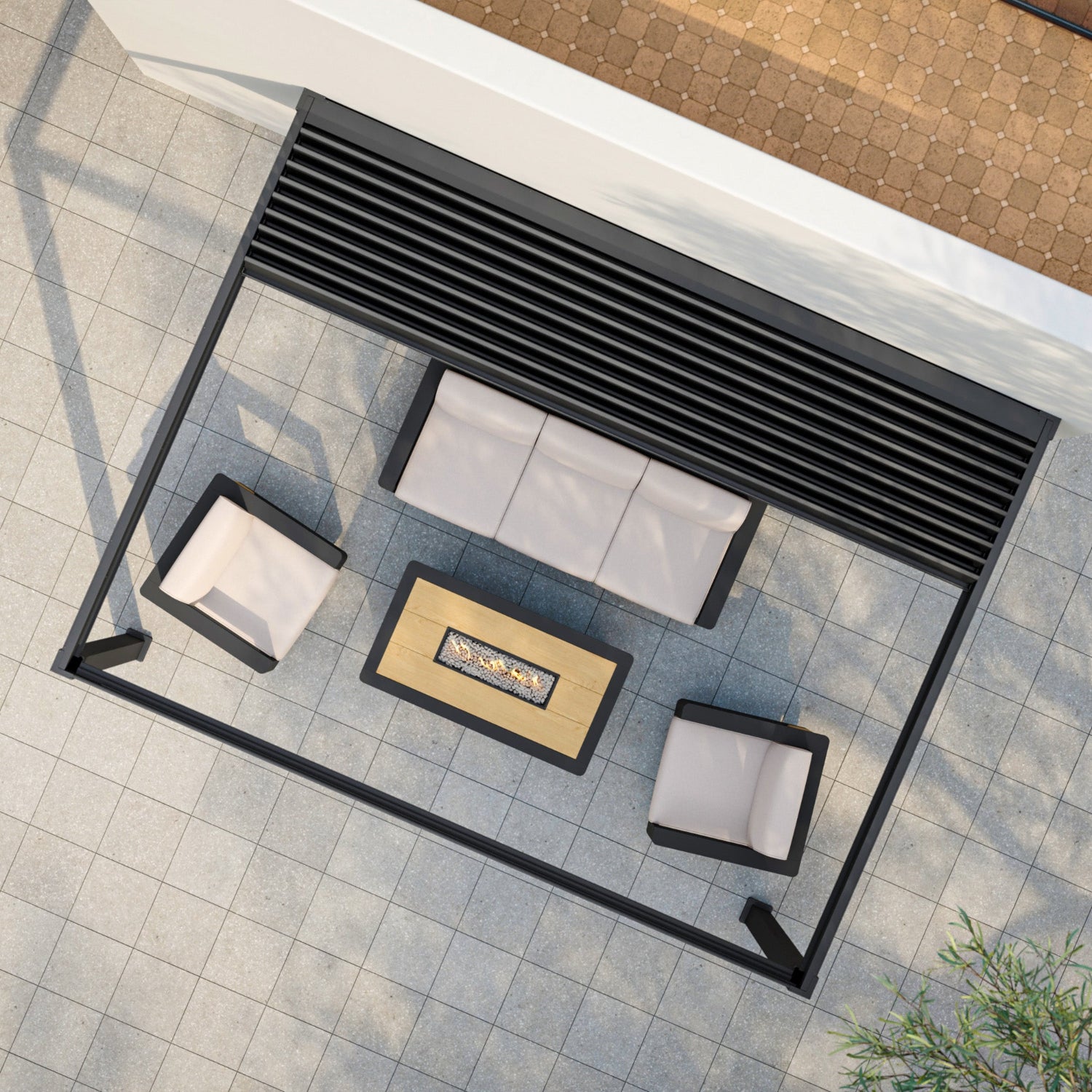 Mirador 111A 4x3m Origami Pergola