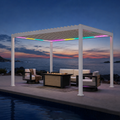 Mirador 111DA 3x4m E-motion+ Pergola - Latte