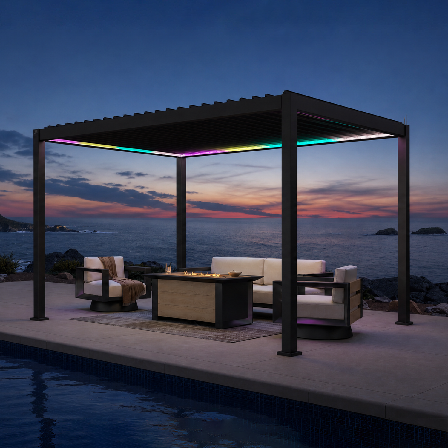 Mirador 111DA 3x4m e-Motion+ Pergola