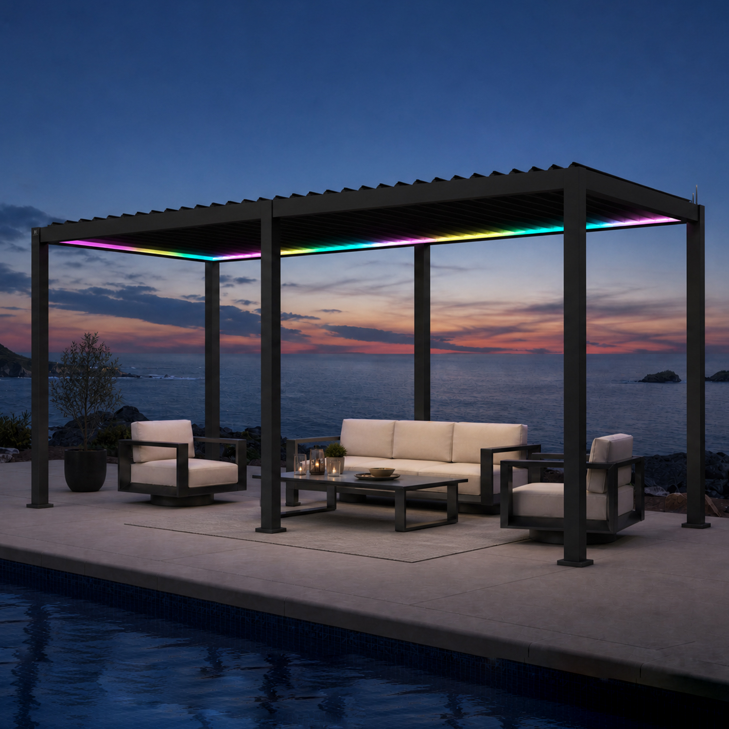 Mirador 111DA 3x6m e-Motion+ Pergola