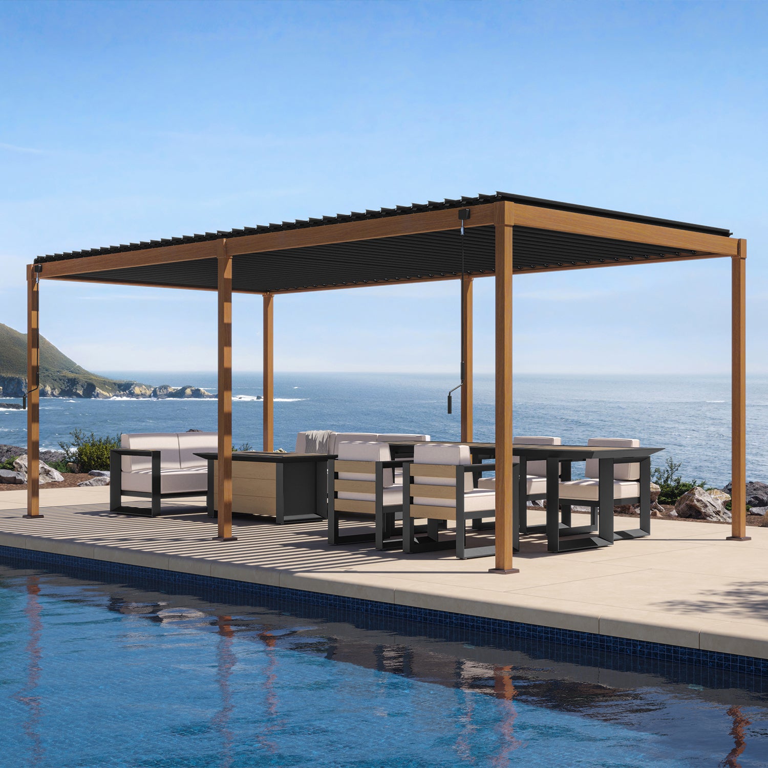 Mirador 111DA 3x6m Takasho Pergola