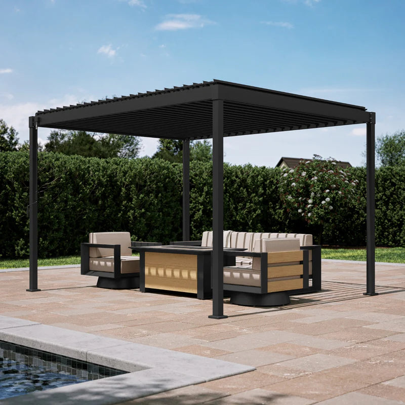 Mirador 80S 3x4m Charcoal Pergola
