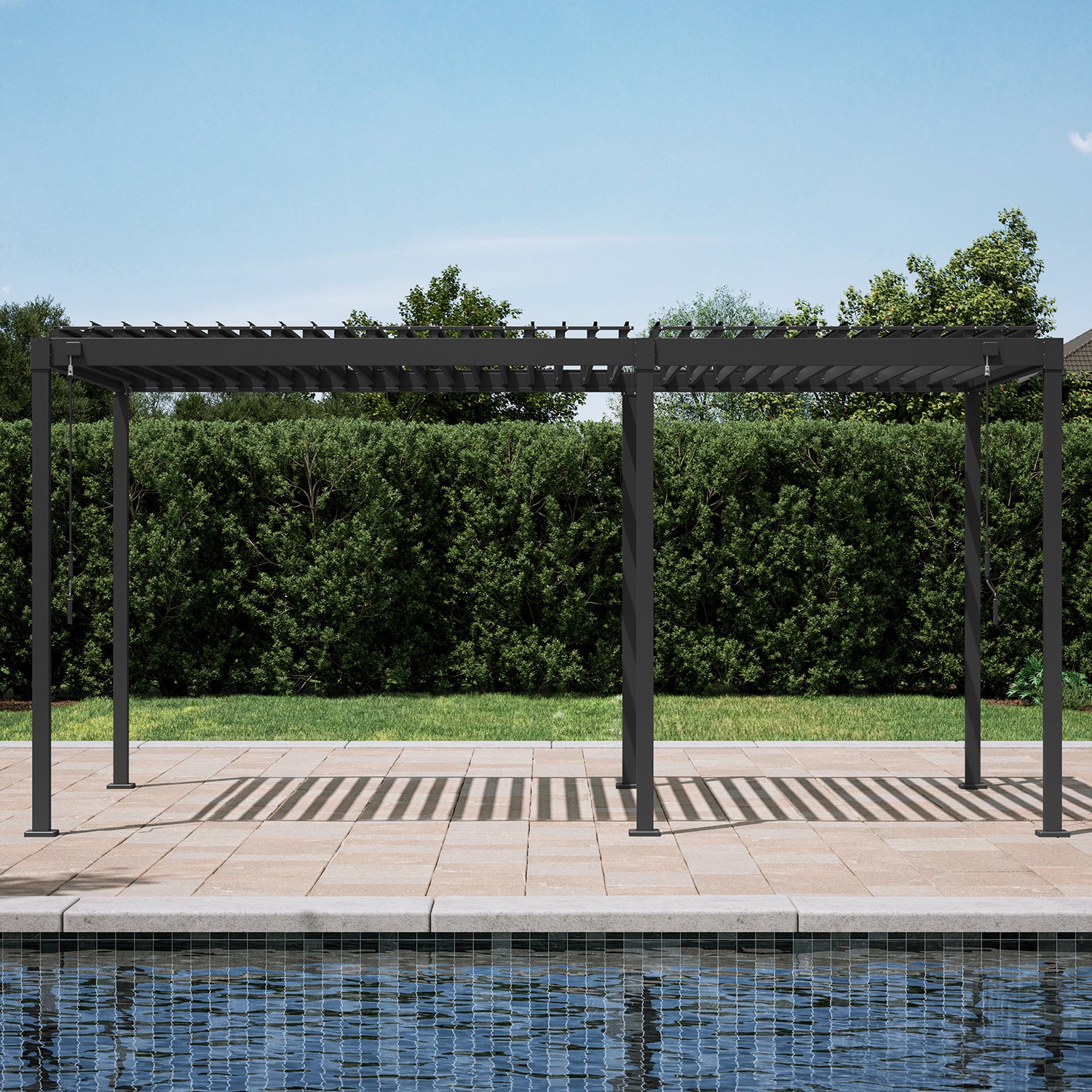 Mirador 80S 3x5m Charcoal Pergola