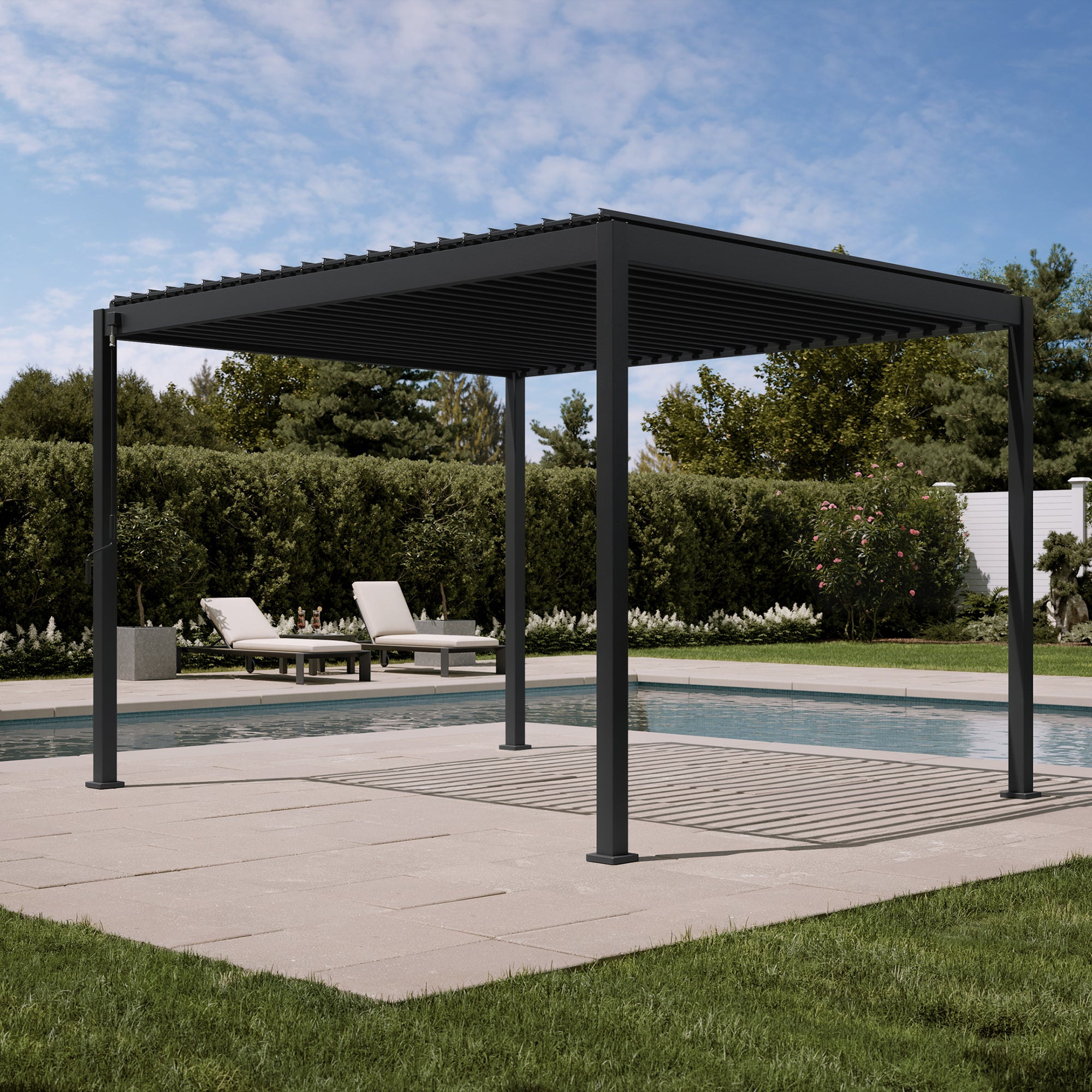 Pergola Mirador 88S 3x3,6m Anthracite
