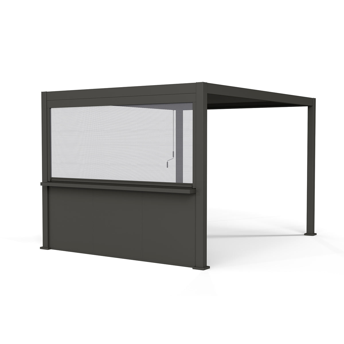 Accessoire extérieur Mirador 3m Comptoir bar mural avec écran escamotable