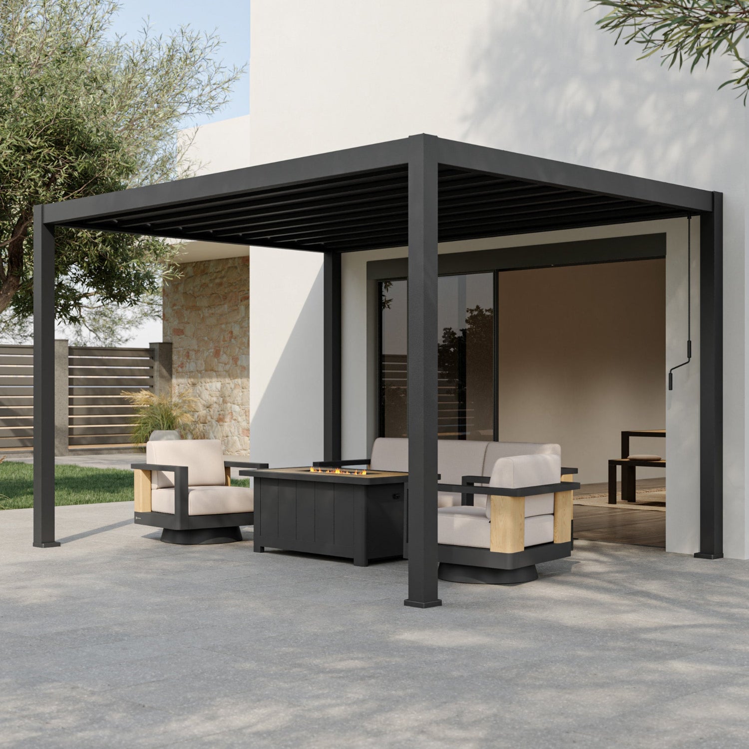 Mirador 111A 4x3m Origami Pergola